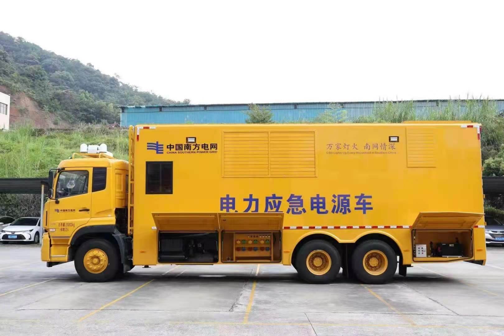 准格尔安康大型柴油发电机发电车UPS电源出租租赁